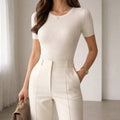 Ribbed Knit Top